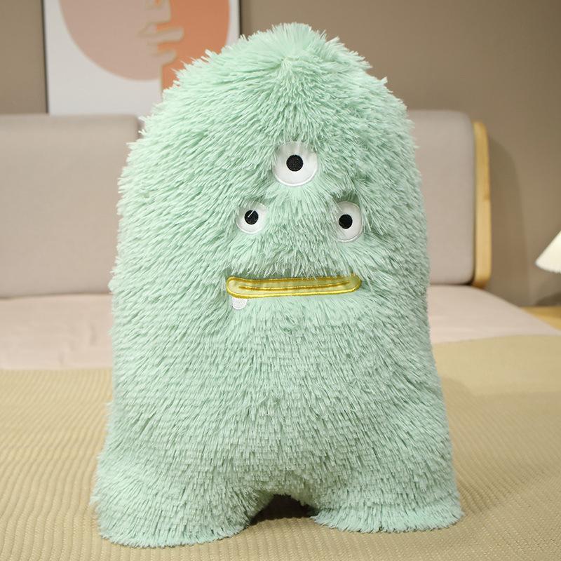 60CM Kawaii Long Hair Monsters Plush Toys Doll Monster Throw Stuffed Animals Soft Pillow Doll Kids Baby Home Decorative Gifts