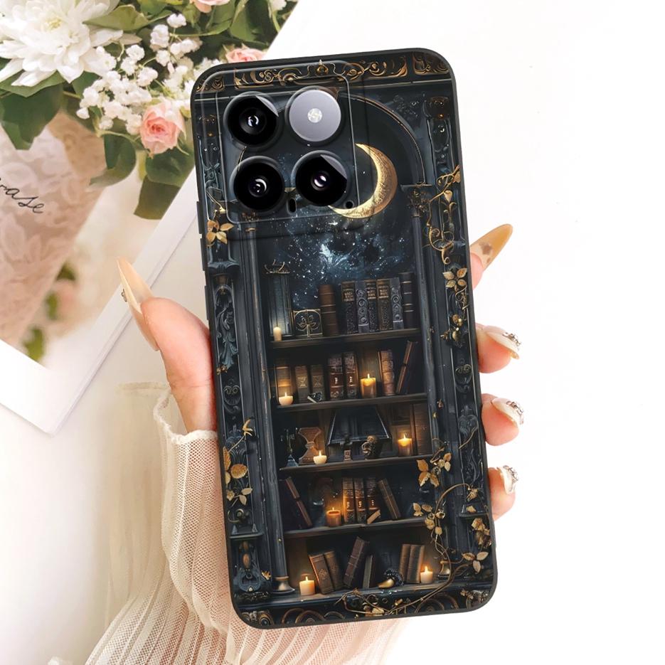 For Xiaomi Mi 14 Pro Case Cute Rabbit Cartoon Cover Shockproof Soft TPU Phone Case For Xiaomi 14 Pro Mi14 Pro 5G Back Cover Bags