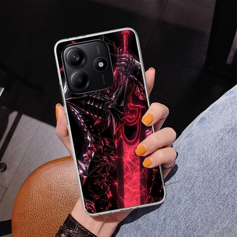 G-Guts B-Berserks Anime Phone Case For Xiaomi Redmi Note 15 14 13 12S 12 11 Pro Plus 14S 11S 11E 10 10S 11T 5G Personalized Cove