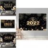 Glamouröse Frohes Neues Jahr 2022 Partyzubehör Banner Perfekt zum stilvollen Feiern