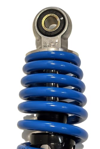 YSS Rear Suspension Kit for Super Dio ZX (AF27/AF28), 270mm, Chrome/Blue (YSS-Dio-270BLU)