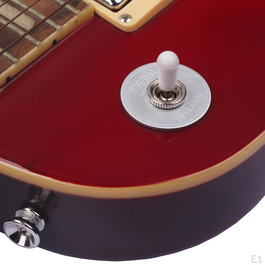 Pickup Selector Toggle Switch with Rhythm Washer Ring for Electric Guitar