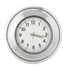 2225mm   Motorcycle Handlebar Clock Metal Mount Hand Grip Bar   Watch (Black  )