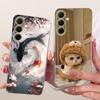 Hülle Für Samsung Galaxy A17 A37 A57 5G Cover Neue Stilvolle Blume Klare Weiche Silikon Handyhülle Für Samsung A 17 A 37 A 57 Stoßfänger