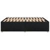 Bed Frame without Mattress Black 140x200 cm Fabric