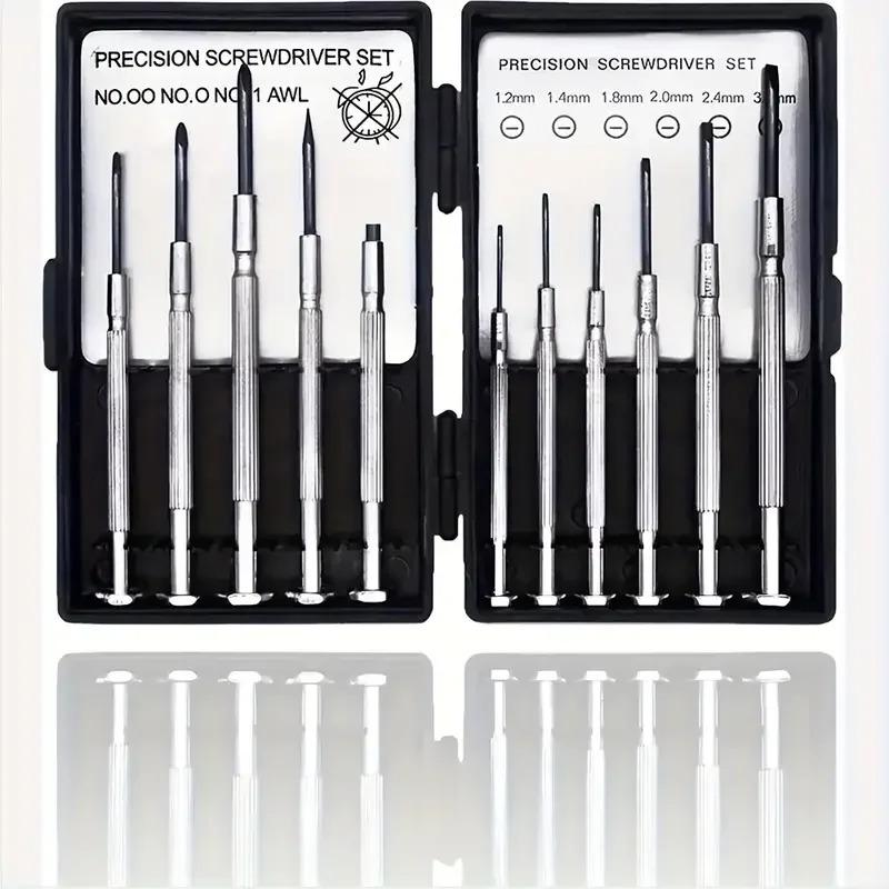 

11pcs Mini Precision Screwdriver Set, Small Screwdriver Set for Electronics, Toys, Computer, Watch Repair, Upgrade Box Tough