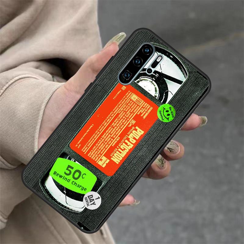 

VHS tape cassette Home Alone Case For Huawei Nova 3i 7i 8i 11i Y60 Y70 Y90 Y61 Y91 10 9 SE 11 Pro P20 P40 P30 Lite Cover Nova 9 SE
