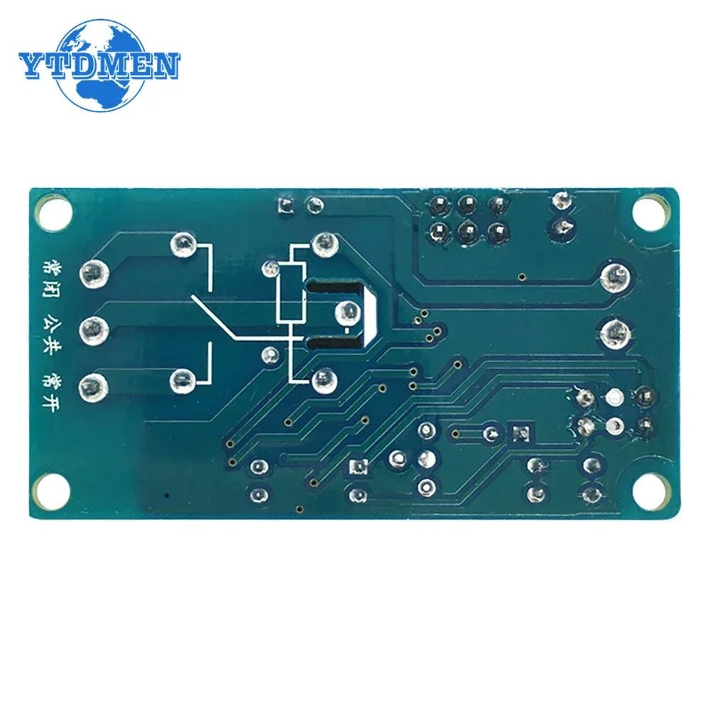 DC 5V 12V Delay Relay Normal Open Time Delay Relay Module Timer Relay Control Switch Adjustable Potentiometer LED Indicator