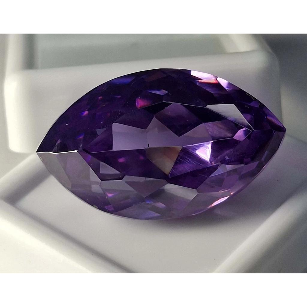 Marquise Cut Natural Purple Zircon 58-60 Ct Beautiful Certified Loose Gemstone