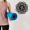 1pc Metal Mandala Style Art Wall Decoration, Yoga Gym Wall Hanging Decoration Silhouette, Metal Wall Art, Iron Décor