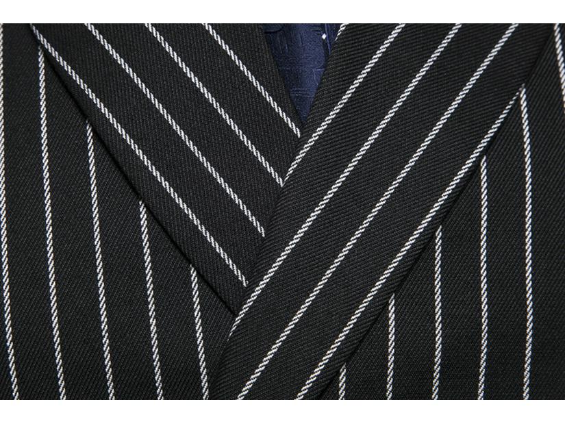 Men's European-Style Striped Shawl Collar Suit Vest - Autumn/Winter Casual 2019