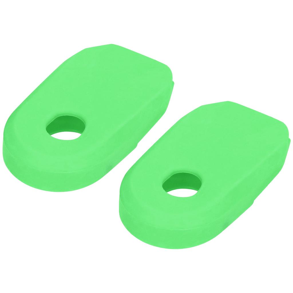2pcs Silicone Mountain Bike Crank Cover Road Folding Crankset Protective Case