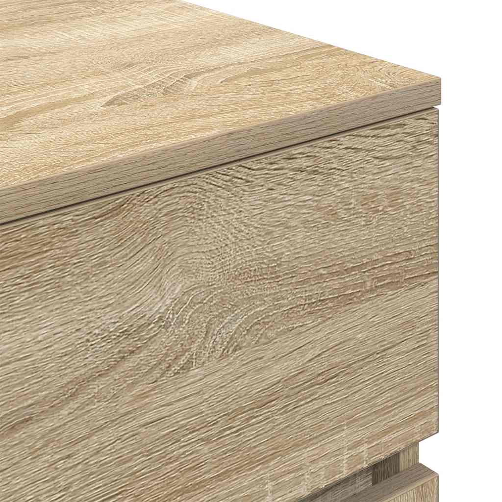 Nightstand Sonoma Oak 39x35x65 cm Particleboard