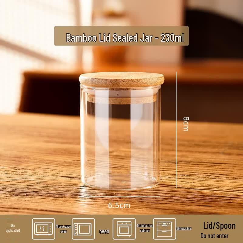 Glass Food Storage Jar