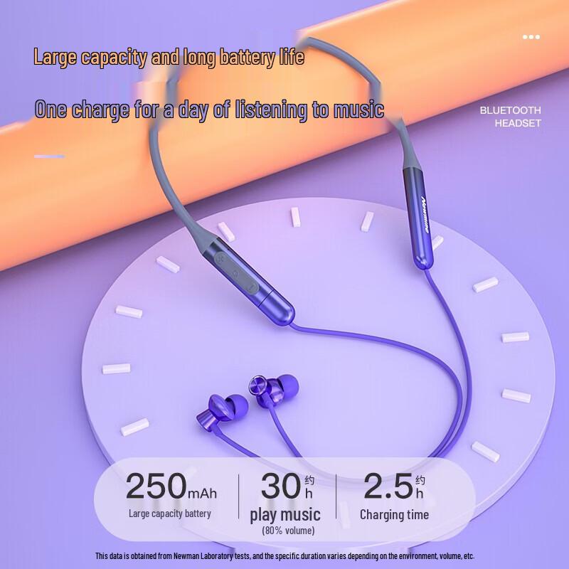 Newmine C50 Neckband Wireless Bluetooth Sports Earphones