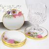Round Coaster Epoxy Resin Silicone Molds Coaster Molds for DIY Resin Wine Glass Cup Mat Home Decor Round Tray Mold