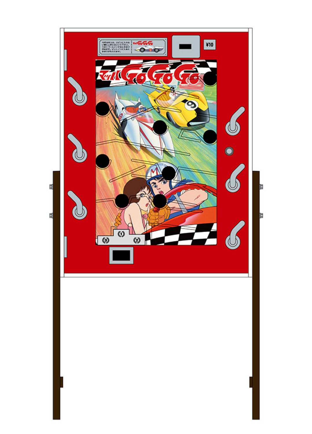

Hasegawa Movable Figure Accessory Series 10 Yen Game Plastic Model SP681 1/12 Mach GoGoGo (Scenery)