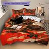 3Pcs Dragon Design Printed Bedding Set, Breathable And Soft,(Includes 1 Duvet Cover And 2 Pillowcases, Quilt Not Included) yy250815202