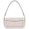 Michael Kors Soho Classic Monogram Magnetic Closure PVC Tote Bag Women tote bags Vanilla-White 35S6G1SC5B-278