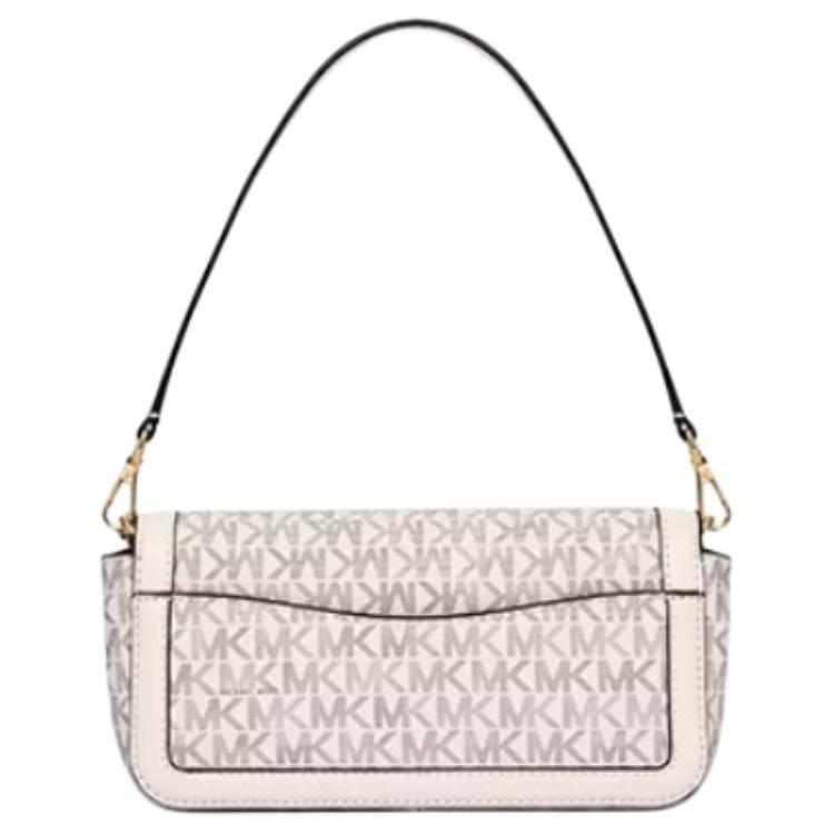 Michael Kors Soho Classic Monogram Magnetic Closure PVC Tote Bag Women tote bags Vanilla-White 35S6G1SC5B-278