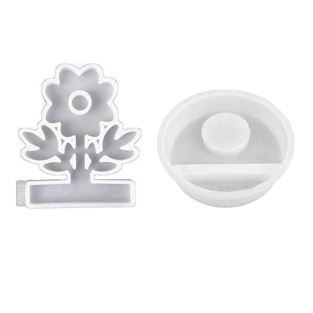 Blumenförmige Kerzenhalterformen Pferdeform Kerzenhalterformen für DIY Handwerk Kerze Teelichthalter Gipsornamente