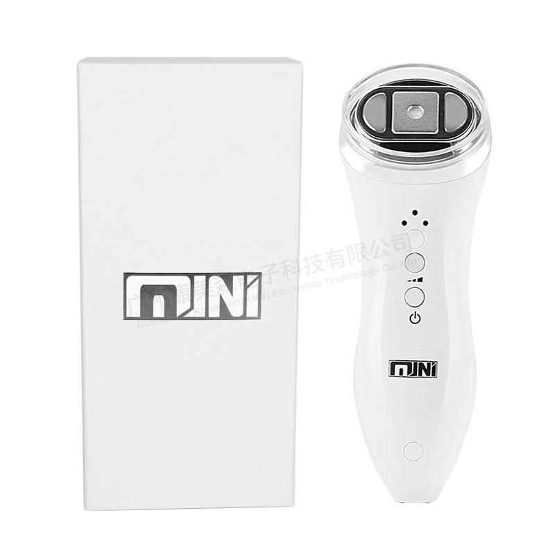 Compact Ultrasonic Home Facial Skincare Device with Radio Frequency Technology