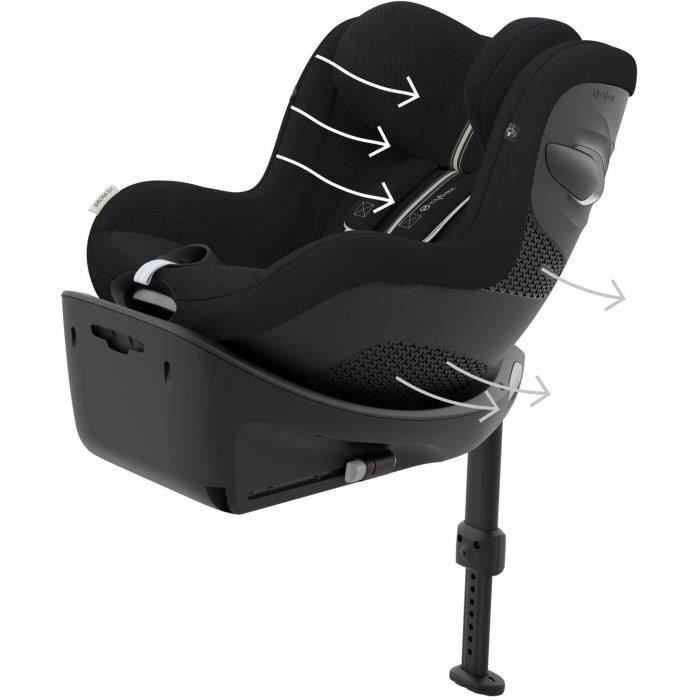Siège auto Sirona G Cybex Gold - 61 à 105 cm - naissance jusqu'à 19 kg - 3 mois à 4 ans - Moon black (Plus) NEW