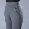 Frühlings- und Herbst-Damen-Freizeithose mit hohem Bund und Gummizug, schlank geschnittene Hose für Frauen mittleren und höheren Alters, modische Bleistifthose
