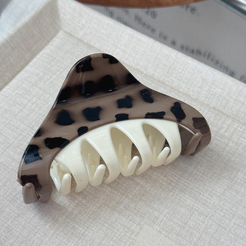 Black & Red Large Hair Claw Clip, Strong Hold Acrylic Jaw Clip, Fashion Hair Accessory for Thick Hair Women Daily Styling