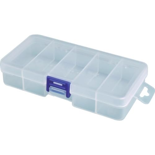 Ring Star Pocket Case, Clear, L140 x W75 x H27mm, 5-Section Type, PC-143