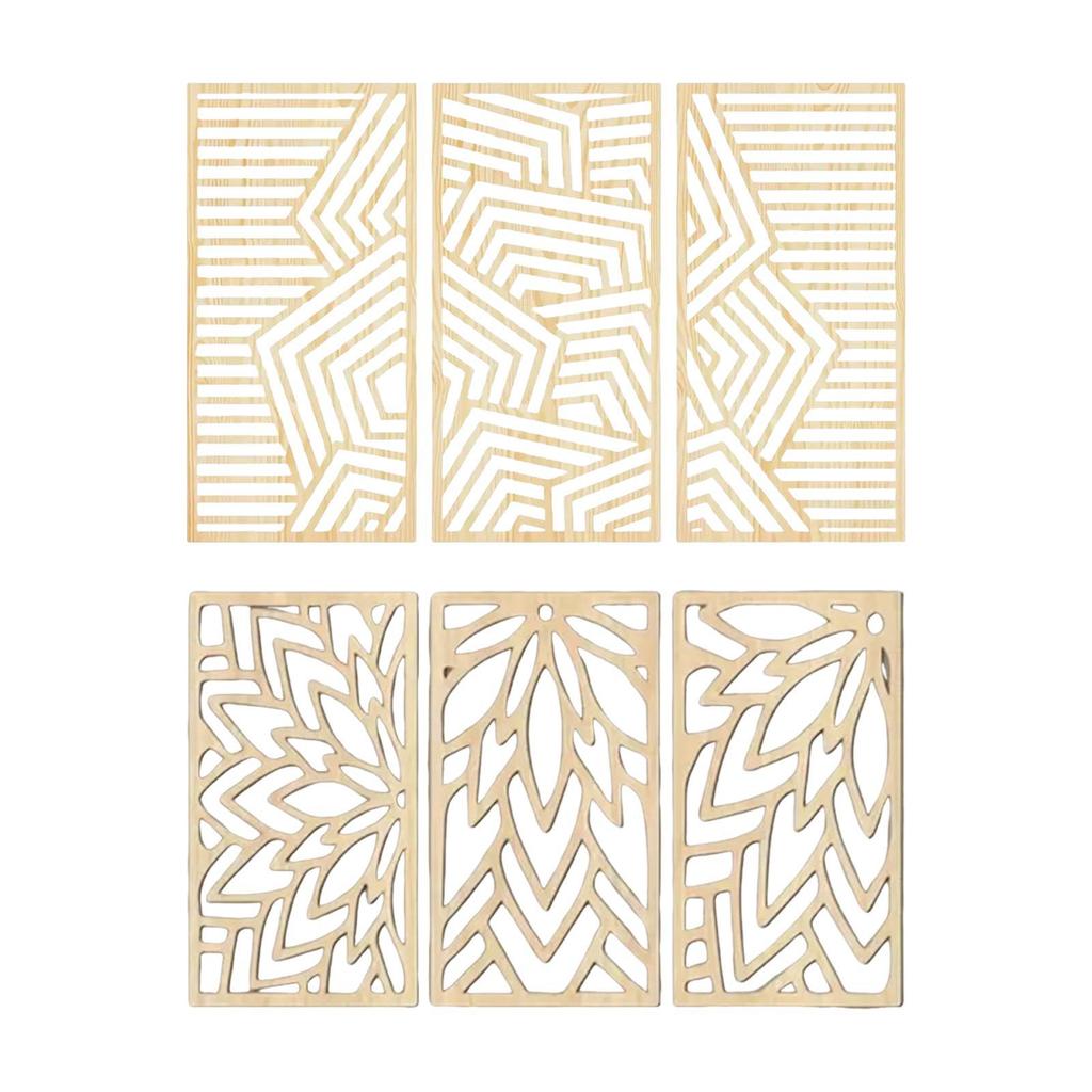 3x Wall Sculpture Sturdy Hollow Collectible Gifts Indoor Gift Fireplace Office Housewarming Bedroom Ornament Home Decoration