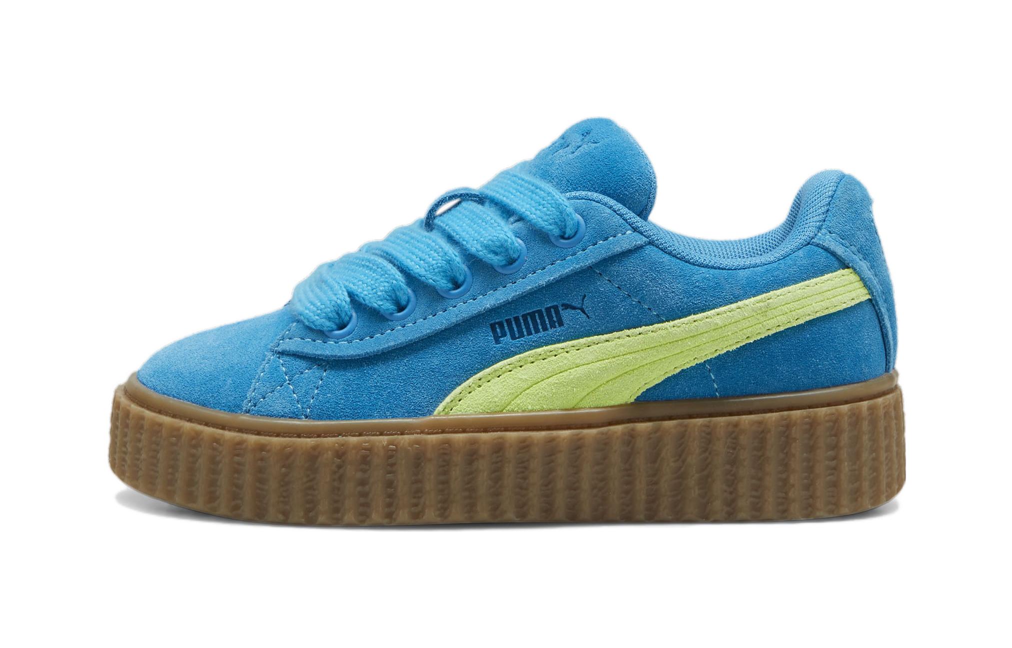 Fenty x Puma Creeper Phatty Little Kid  Speed Blue Lime  31.5