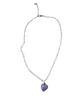 Sk8Er Rock Blossom Love Heart Chain Surgical Steel Necklace
