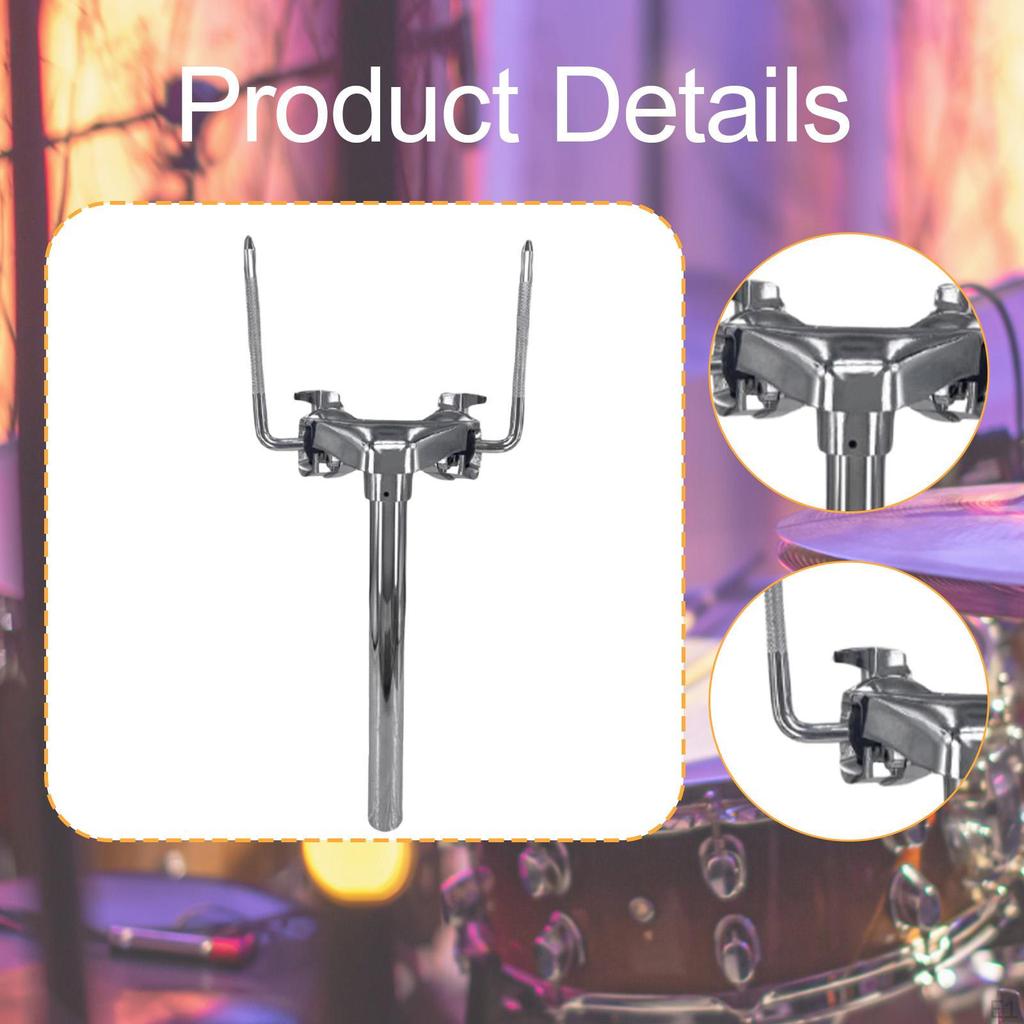 Doppel-Tomhalter Armklemme Professionelle Einstellbare Trommelhalterung Trommelzubehör für