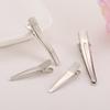 20pcs 25/30/35/45/50/60/80mm Clips Single Prong Alligator Hairpin With Teeth Blank Setting Jewelry Making Base For Hair Clips