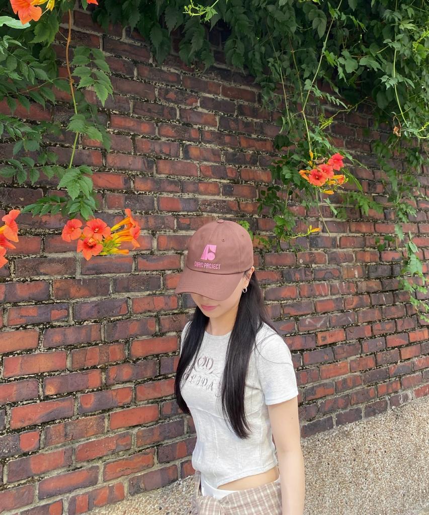 ONRIDPROJECT Essential Symbol Ball Cap - Brown Pink