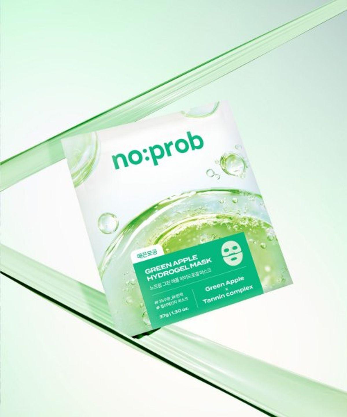 1 No-Prop Green Apple Hydrogel Mask