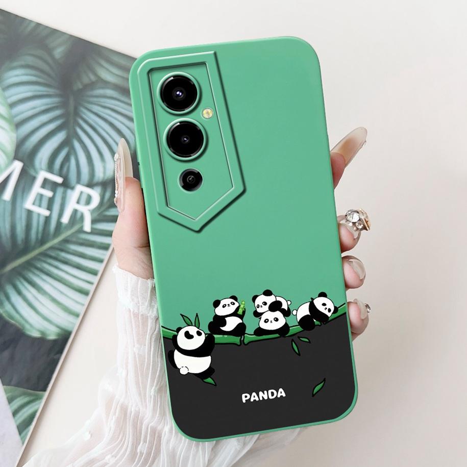 For Tecno Pova 4 LG7n Case Lovely Cartoon Camera Lens Protective Silicon Cover For Tecno Pova 4 Pro LG8n Funda Pova4 4Pro Bumper