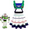 Adorable Toy Story 4 Buzz Lightyear Girl Dress For Halloween Party Or Playtime