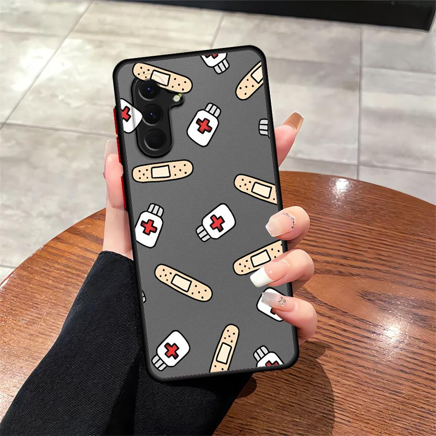 Cool Nurse Medicine Case for Samsung Galaxy A14 A23 A53 A52S A72 A16 A15 A56 A55 A34 A36 A54 A35 A17 A52 A73 A33 Phone Cover