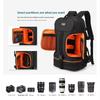 Men‘s Camera Backpack Dslr Waterproof Double Layer Storage With Laptop Compartment Anti-theft Outdoor Photography Bag