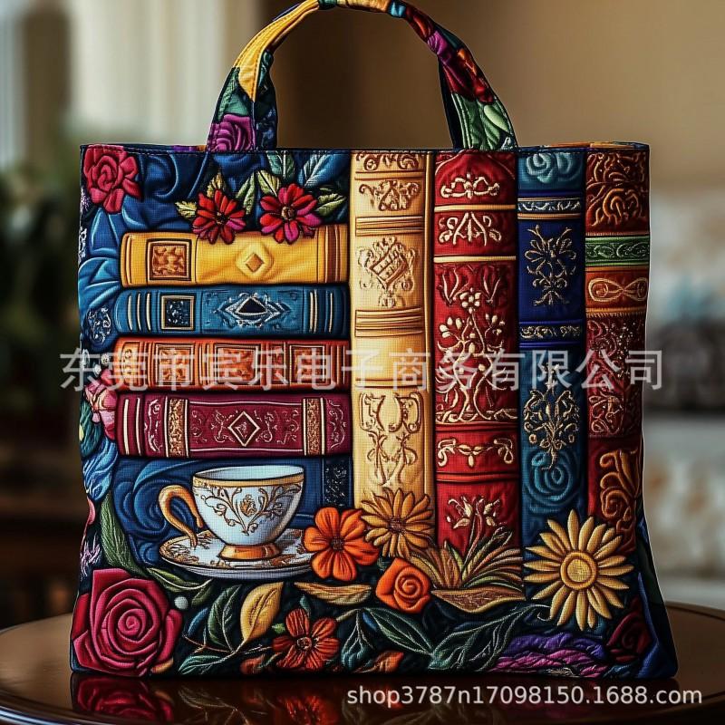 3D Printed Tote Bag Crossbody Women 600D Oxford Fabric Fashion Handbag