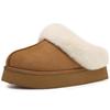 Fashion Kidmi Women's Slippers New Fuzzy Platform Slippers Women Comfortable Winter House Shoes with Memory Foam Women's Cotton slippers