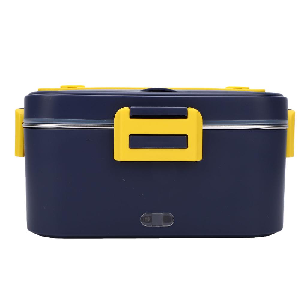 Electric Lunch Box Portable Lunch Warmer Stainless Steel Food Container Leakproof for Car Home Office Use Purple Yellow