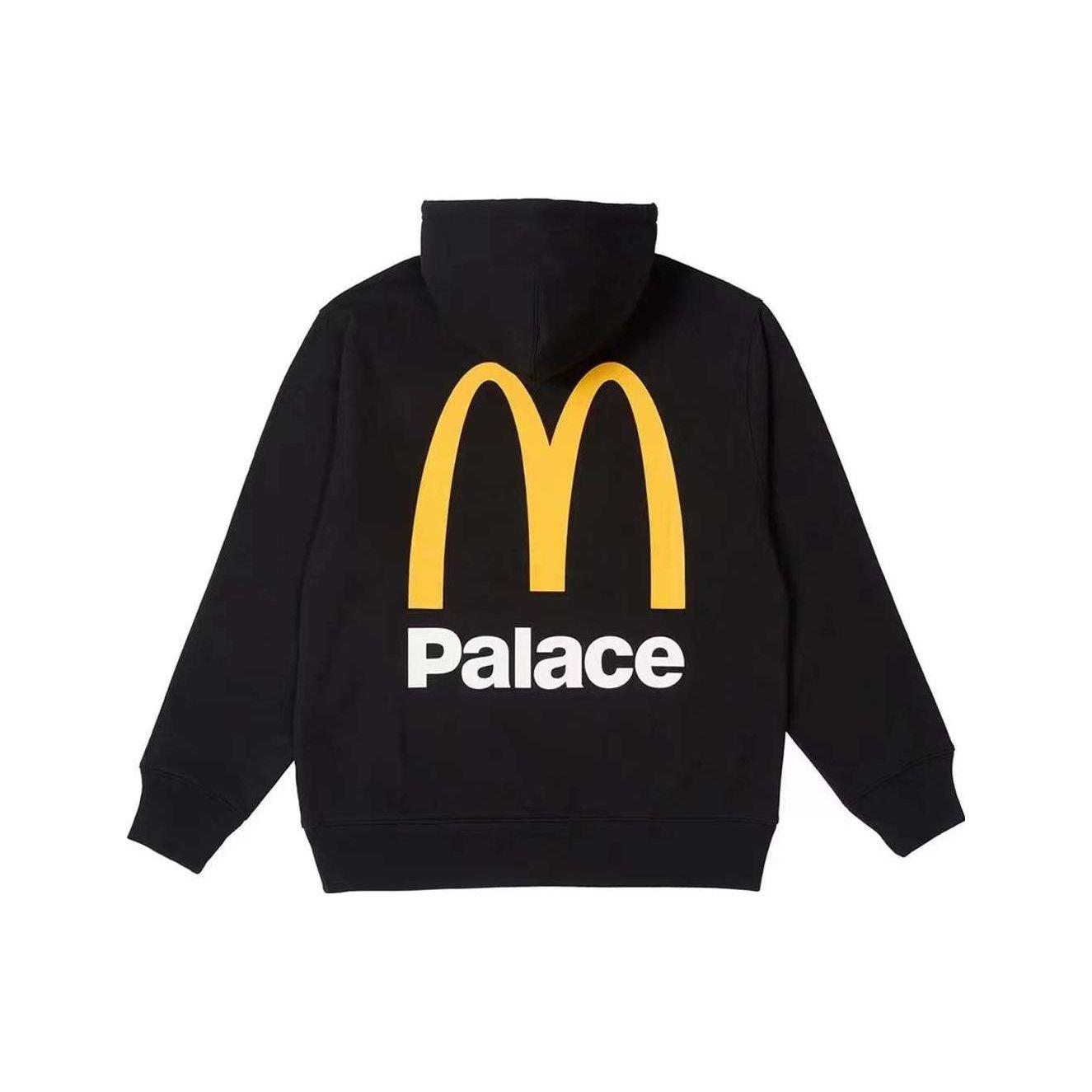 

Palace Collaborative FW23 Тяжелая однотонная толстовка с большим логотипом M и карманом на шнурке, унисекс, толстовка P25TS337