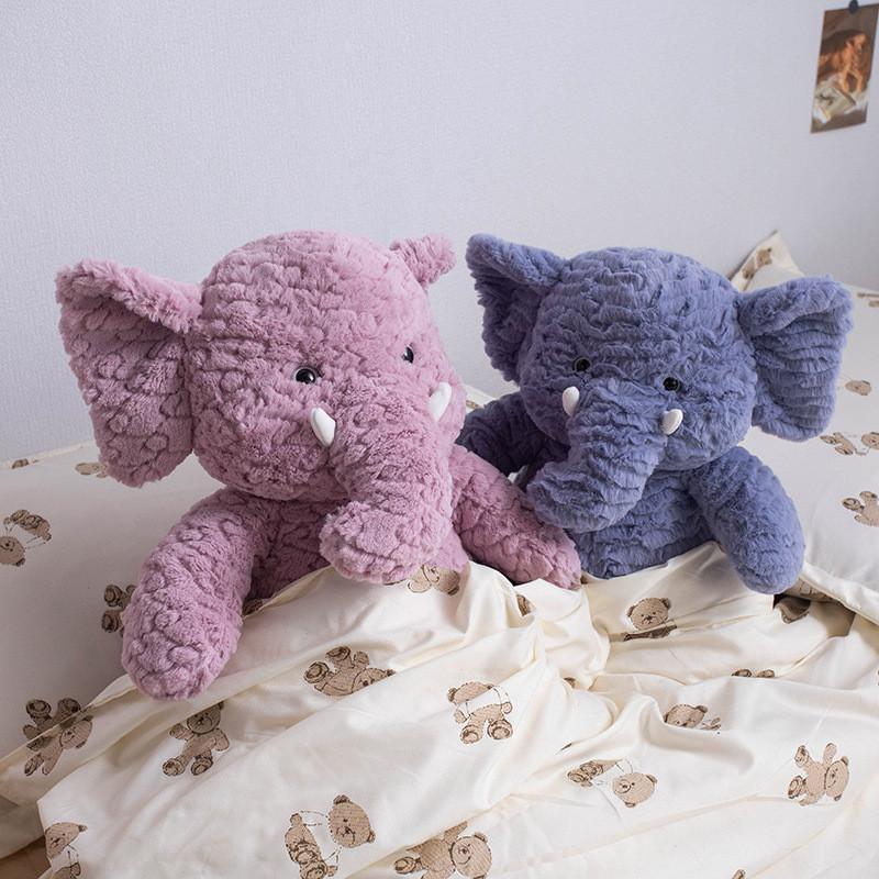 Elefant Plüschtier mit PP-Baumwollfüllung für Babykomfort und Heimdekoration