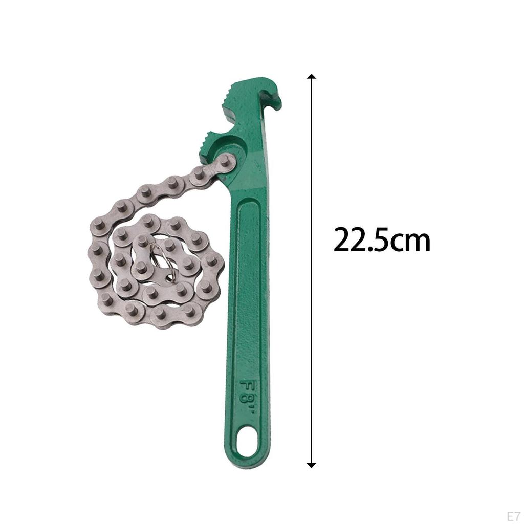 Strap Wrench Engine Opener High Carbon Steel Handle Auto Tools Multipurpose Removal
