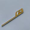 1Pc Car Styling New Long S R Letter Trunk Emblem Logo Badge Sticker For GTR GTS C63S E63S GLC63S GLE63S