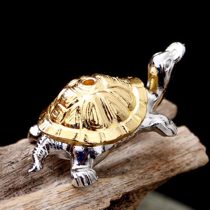 1 Adet Mini Metal Kaplumbağa Şekli Tütsü Çubuğu Meditasyon Buda Sandal Ağacı Çubuk Tutucu Komik Hayvan Tütsü Tutucular Ev Dekoru