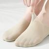 3 Pairs Women's Summer Silicone Anti Slip Socks Invisible Low Cut Boat Socks Solid Color Breathable Sock
